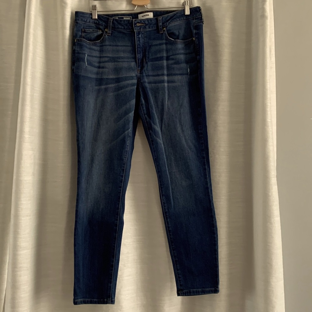 Dark Blue Women's Skinny Jeans